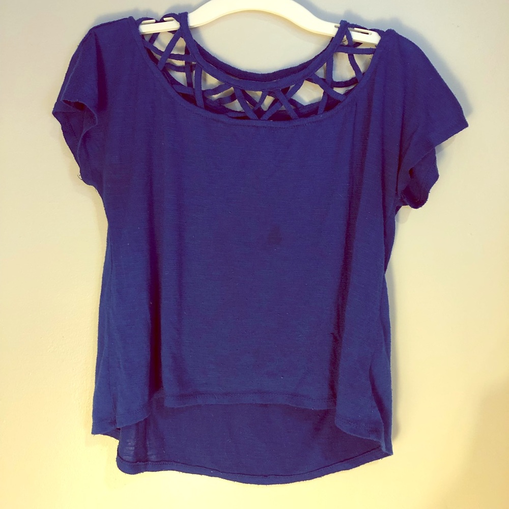 Crisscross Detail Croptop